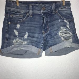 American eagle super super stretch shorts